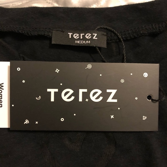 Terez Racer Tank Top Hearts Burnout size M NWT - Picture 8 of 8